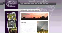 Desktop Screenshot of faerietalealpacas.co.uk